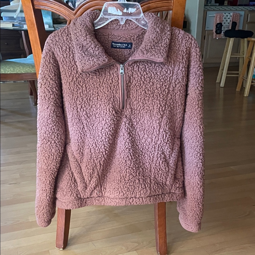 Abercrombie & Fitch Women's Teddy Jacket - brown
